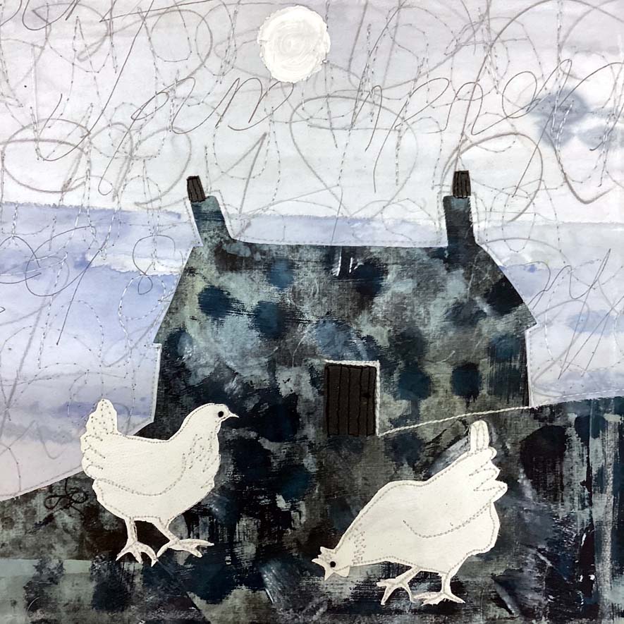 Hens in Winter